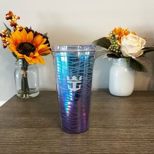 Royal Caribbean Soda Mug Cruise Travel Mug with Lid Ombré Blue Purple ⚓️